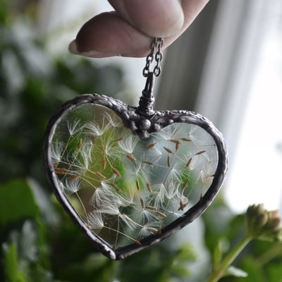 Dandelion Wish necklace