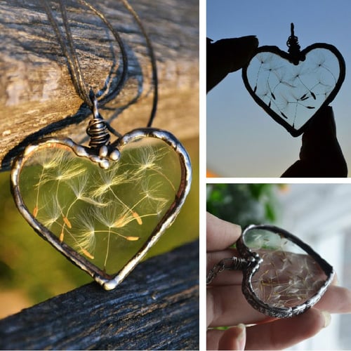 Dandelion Wish necklace